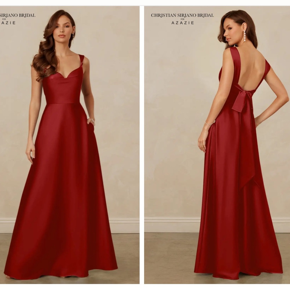 NEW WITH TAGS - Christian Siriano Bridal for Azazie 1001 - Satin Stretch